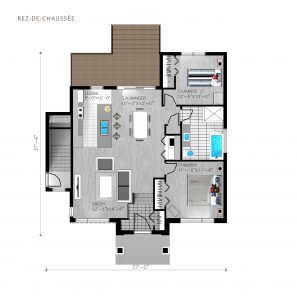 Arielle - Plans - Plancher - Projet résidentiel - Ste-Sophie