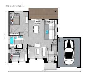 Lea - Plans - Plancher - Projet immobilier - Ste-Sophie