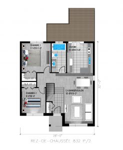 Mélyane - Plans - Immobilier à vendre - St-Hippolyte