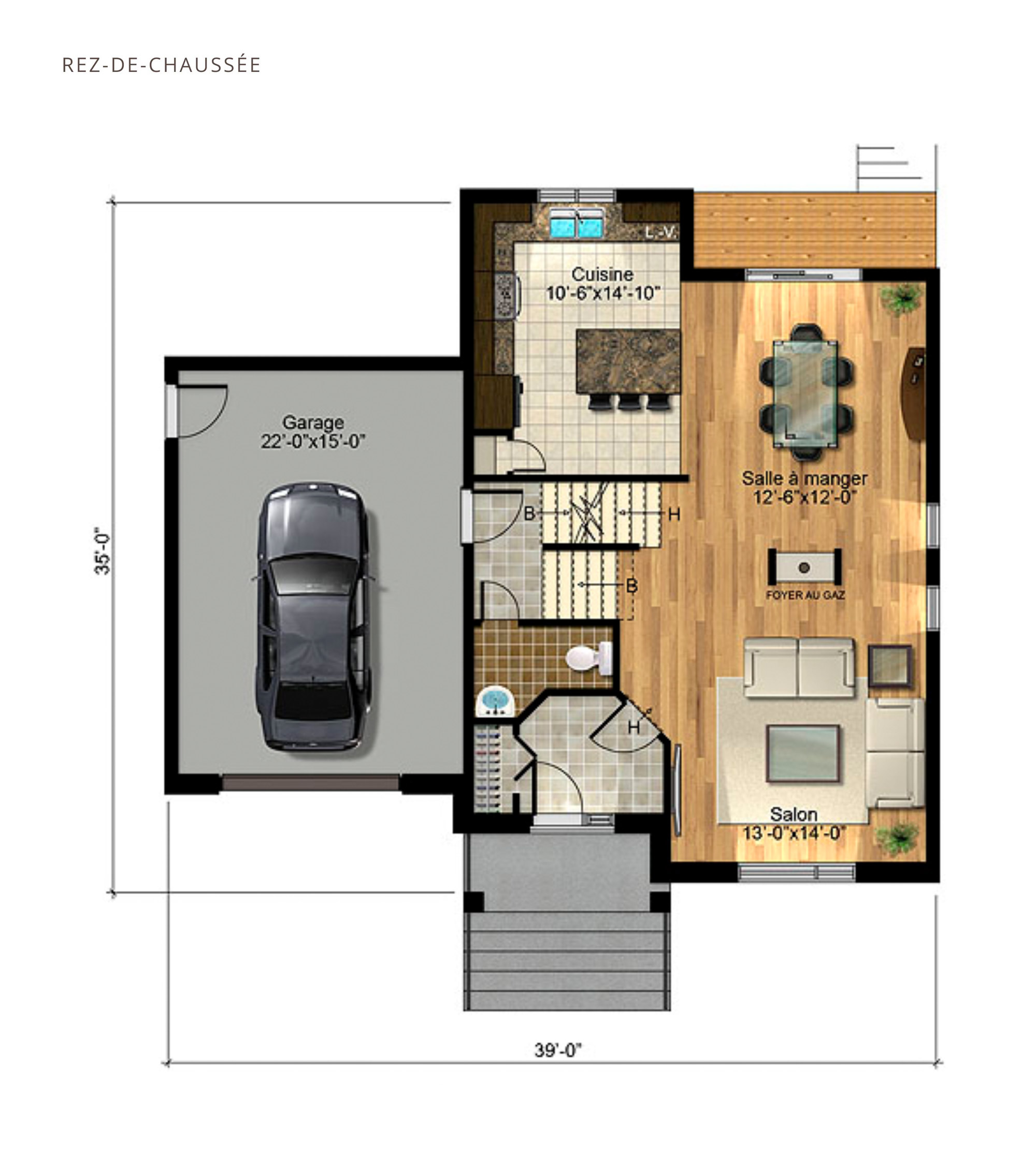 Plans - Plancher - Nouvelle maison - Sainte-Sophie