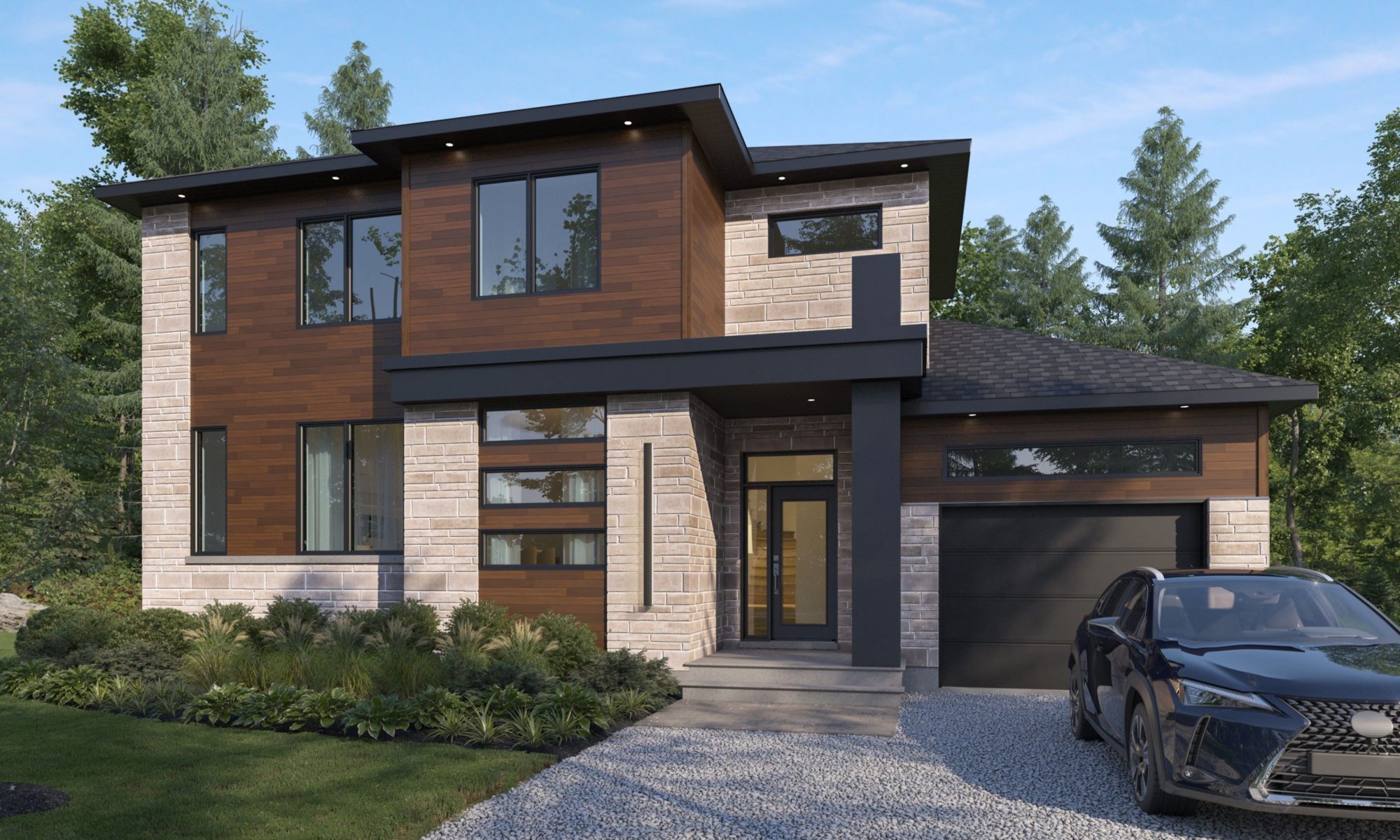 Modèle de maison neuve Véronique: cottage de 1545 pi² avec 3 chambres.