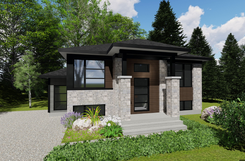 Modèle de maison neuve Arielle : confortable bungalow de 1018 pi²