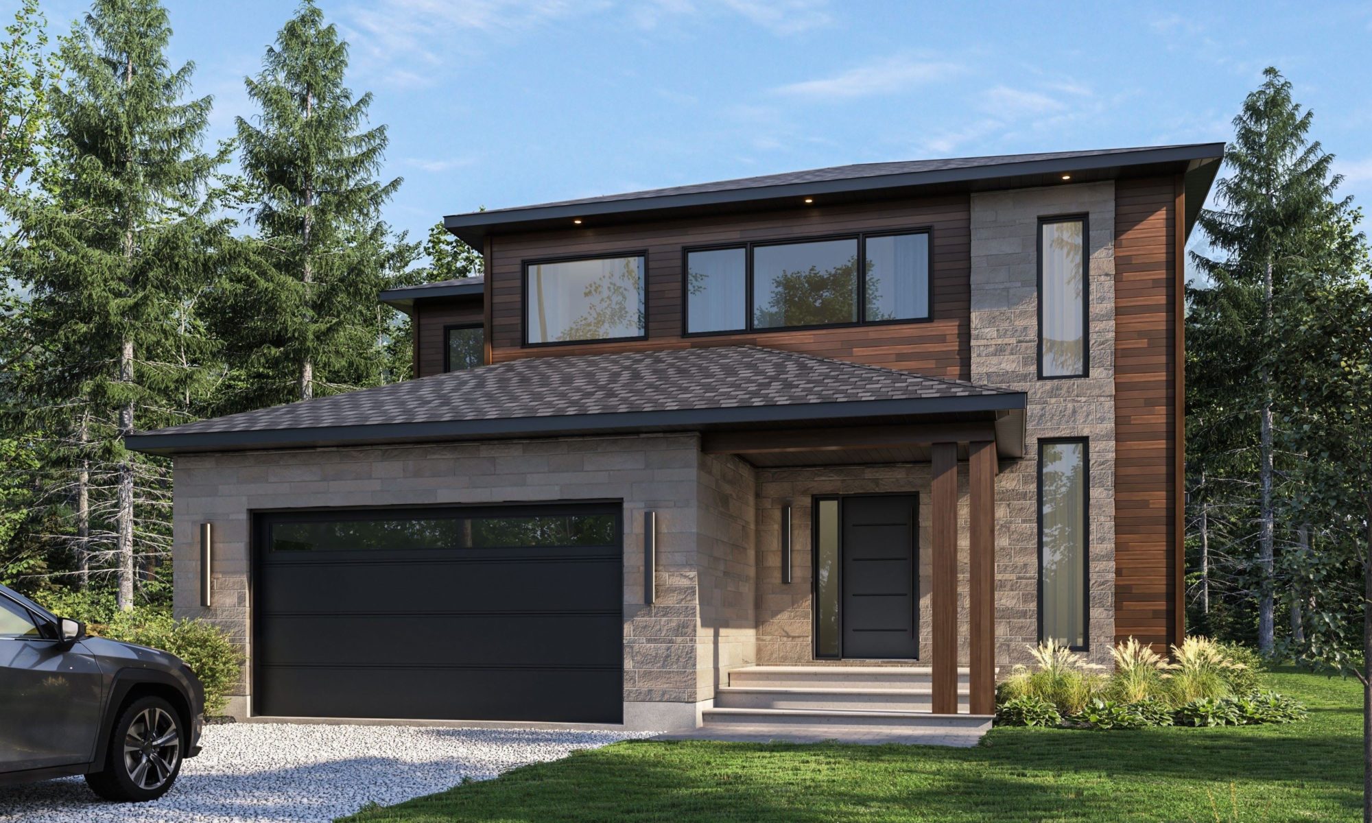 Modèle de maison neuve Katherine: spacieux cottage moderne.